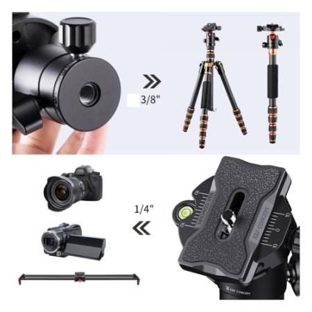 K&F Concept KF31.029V3 BH-25 - głowica, mocowanie